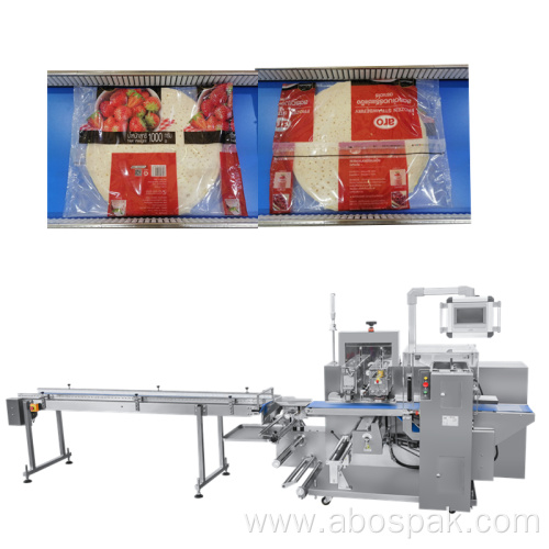 Automatic naan bread horizontal packing machine